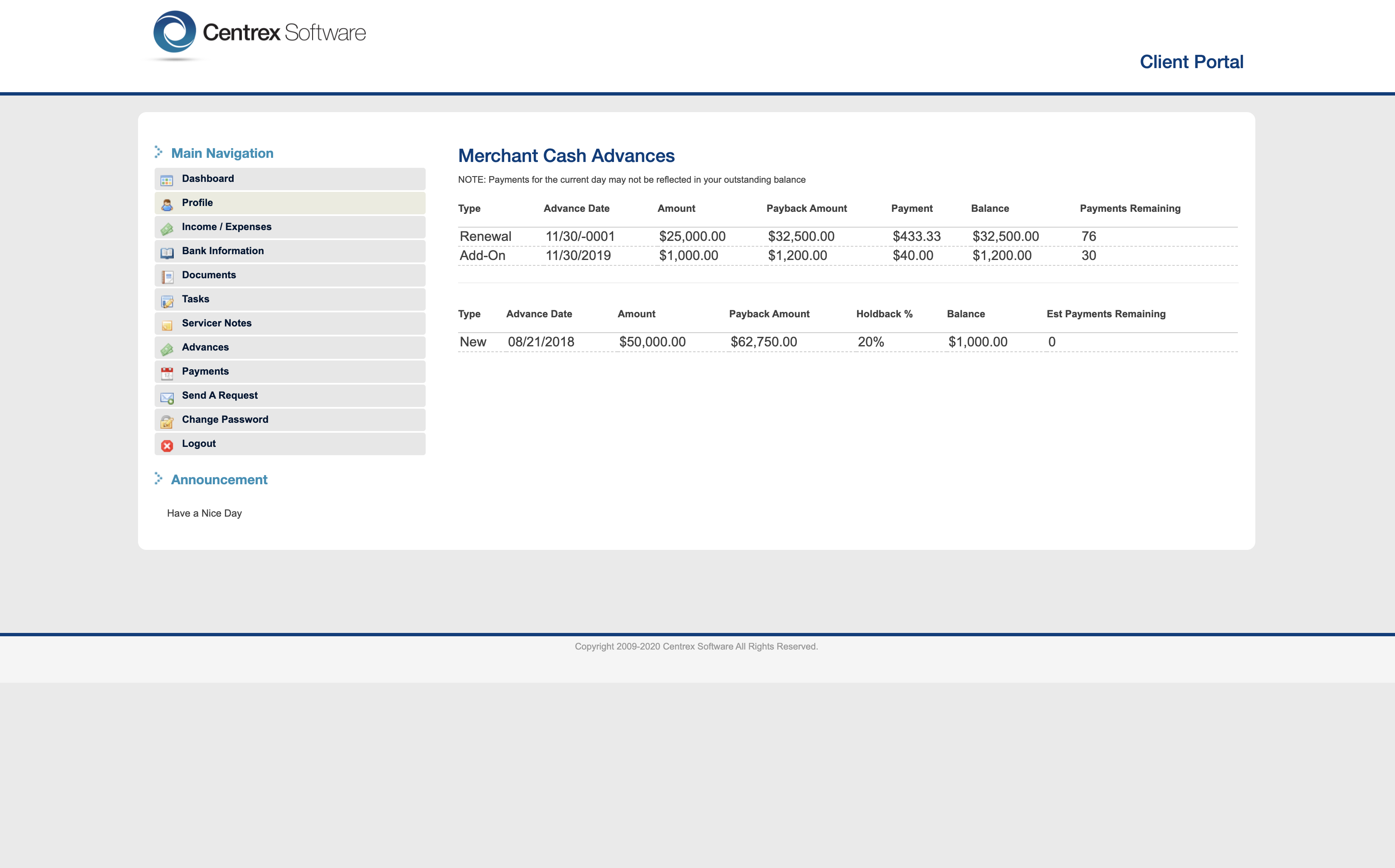 Client Portal