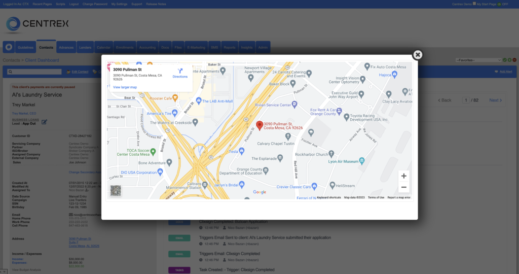 Merchant Cash Advance MCA CRM Software | Centrex